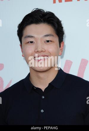 Culver City, USA. 16 Aug, 2018. Alex Shibutani in der Ankunftshalle für ALLE JUNGEN ICH HABE GELIEBT vor Premiere auf NETFLIX, Arclight Culver City, Culver City, CA August 16, 2018. Credit: Elizabeth Goodenough/Everett Collection/Alamy leben Nachrichten Stockfoto