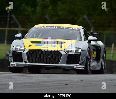 Mathias Kampf, Audi R8 LMS GT4, Audi Sport Seyffarth R8 LMS Cup, DTM-Rennen treffen, Deutsche Tourenwagen Masters, Grand Prix Circuit, Brands Hatch, Ken Stockfoto