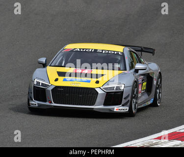 Mathias Kampf, Audi R8 LMS GT4, Audi Sport Seyffarth R8 LMS Cup, DTM-Rennen treffen, Deutsche Tourenwagen Masters, Grand Prix Circuit, Brands Hatch, Ken Stockfoto