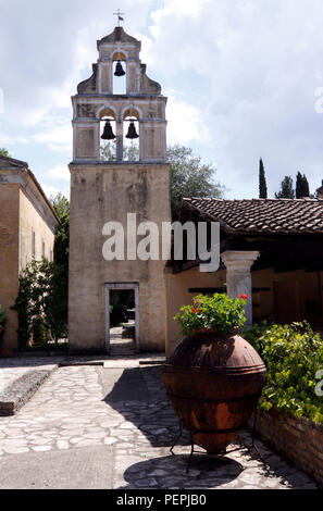DANILIA VILLAGE KORFU. BOUAS Stockfoto