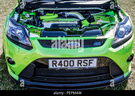 Ford Focus RS 400 Classic Car Show porthcawl 2018 Stockfoto