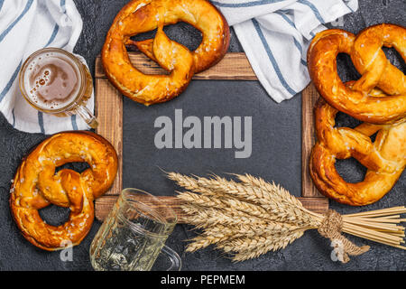 Oktoberfest Hintergrund Kopie Raum Stockfoto