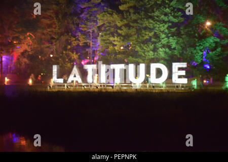 Latitude Festival, henham Park, Suffolk, Großbritannien, Juli 2018 Stockfoto