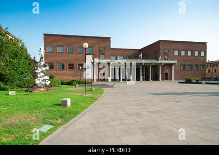 Italien, Lombardei, Cremona, Piazza Guglielmo Marconi Platz, Museo del Violino, Violine Museum Stockfoto