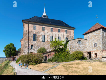 Die Akershus Festung (Akershus Festning) und Schloss Akershus (Akershus Slott), Oslo, Norwegen Stockfoto