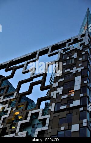 Der Cube Birmingham England 2018 Architekturfotografie Stockfoto