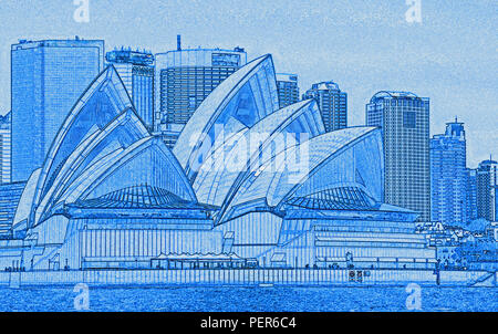 Opera House, Sydney, Australien Stockfoto