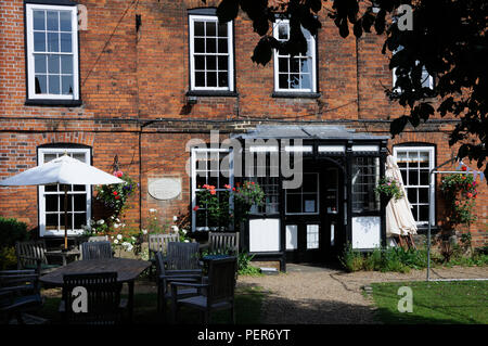 Der Lombard Haus, Hertford, Hertfordshire, war einst die Heimat von Sir Henry Chauncy, Autor der historischen Antiquitäten von Hertfordshire Stockfoto