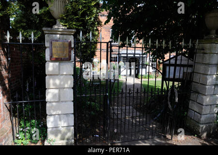 Der Lombard Haus, Hertford, Hertfordshire, war einst die Heimat von Sir Henry Chauncy, Autor der historischen Antiquitäten von Hertfordshire Stockfoto