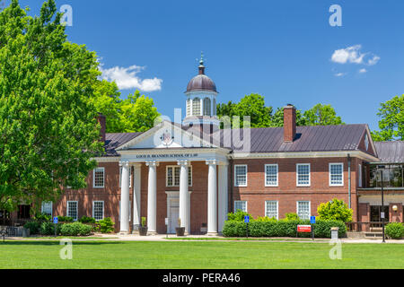 LOUISVILLE, KY / USA Juni 3, 2018: Louis D. Brandeis Schule des Gesetzes auf dem Campus der Universität von Louisville. Stockfoto