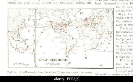 Historisches Archiv Bild ab Seite 124 der 'Advanced Geographie" Stockfoto