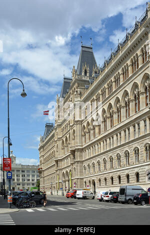 Rathaus der österreichischen Hauptstadt Wien gebaut von 1872 bis 1883 - Österreich. Stockfoto