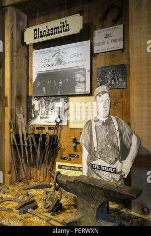 Museum des Oberen Missouri in Fort Benton, Montana, USA Stockfoto