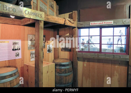 Museum des Oberen Missouri in Fort Benton, Montana, USA Stockfoto