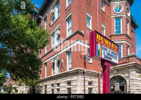 Burley Volksschule - Chicago Public Schools Stockfoto