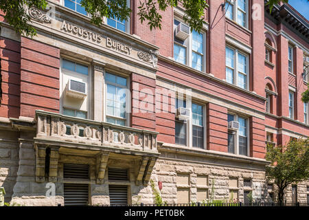 Burley Volksschule - Chicago Public Schools Stockfoto