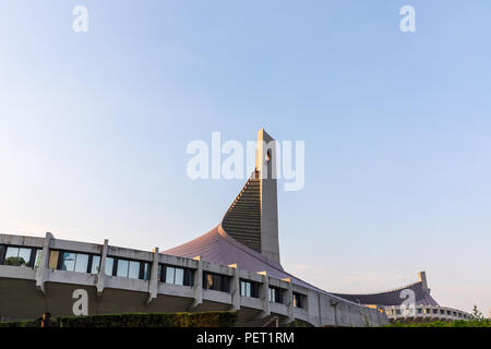 Yoyogi National Stadium (Kenzo Tange), für die Olympischen Spiele 1964 in Tokio, Japan gebaut Stockfoto