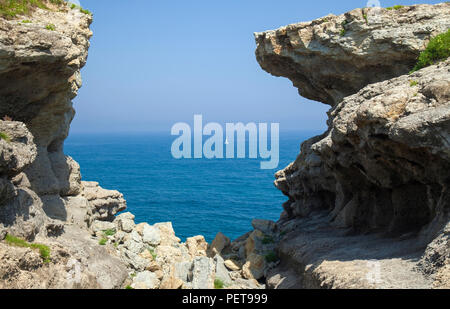 Kantabrien, küstenlandschaft zwischen Santander und Maruca, Teil einer Variante des Camino de Santiago Stockfoto