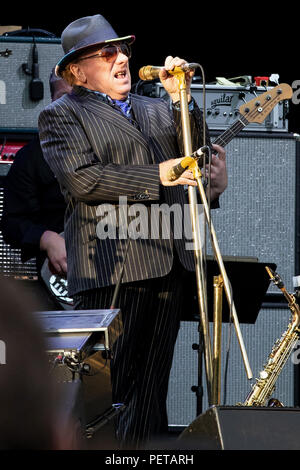 Van Morrison live bei Tradgardsforeningen in Göteborg, Schweden Mit: Van Morrison Wo: Göteborg, Schweden Wann: 16 Aug 2018 Quelle: Mats Andersson/WENN.com Stockfoto