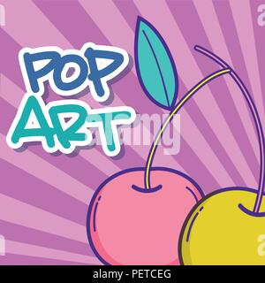 Pop Art cartoons Stock Vektor