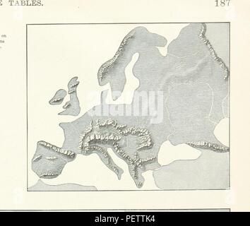 Historisches Archiv Bild ab Seite 191 der 'Advanced Geographie" Stockfoto