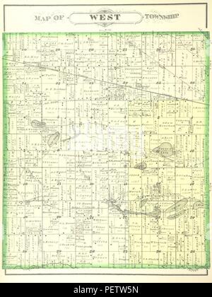 Historisches Archiv Bild ab Seite 206 von der "Geschichte der Marshall County, Indiana, 1836 bis 1880, etc." Stockfoto