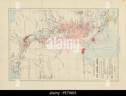 Historisches Archiv Bild ab Seite 206 von "tropischen Afrika ergriffen... Mit Karten und Abbildungen' Stockfoto