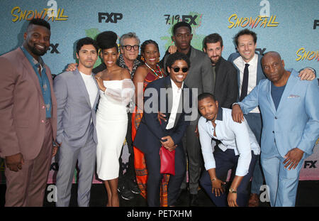 Der FX nowfall' Saison 2 premiere Mit: Cast Wo: Los Angeles, Kalifornien, Vereinigte Staaten, wenn: 17 Jun 2018 Credit: FayesVision/WENN.com Stockfoto