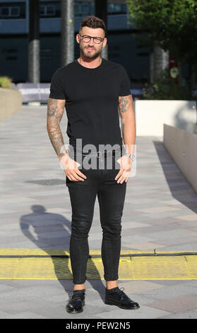 Jake Quickenden außerhalb ITV Studios mit: Jake Quickenden Wo: London, Großbritannien Wann: 17 Aug 2018 Quelle: Rocky/WENN.com Stockfoto