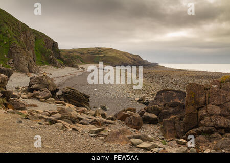 Blick von St Ninian's Cave, Schottland Stockfoto