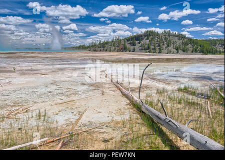 Grand prismatische Frühling, Yellowstone-Nationalpark, Wyoming, USA Stockfoto