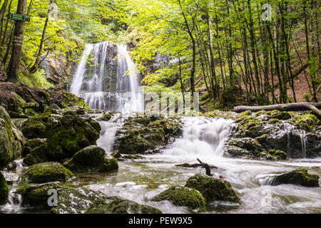 Wasserfälle in den bayerischen Alpen Stockfoto
