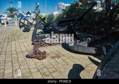 Anker außerhalb Shipwreck Museum Fremantle Stockfoto