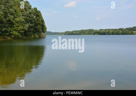 Blick auf den See Marburg an Codorus State Park in York County, PA Stockfoto