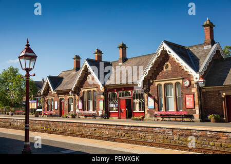 UK, Cumbria, Eden Valley, Appleby Station auf Settle Carlisle Line Stockfoto