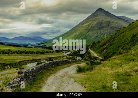 Schottland Highlands Mistic Landschaft in Brücke von orchy Natur Reisen Stockfoto