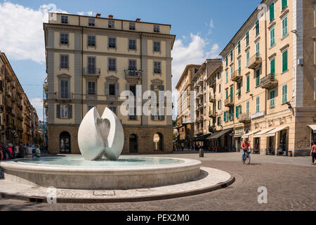 Piazza Garibaldi (öffentlicher Platz), La Spezia, Ligurien, Italien Stockfoto