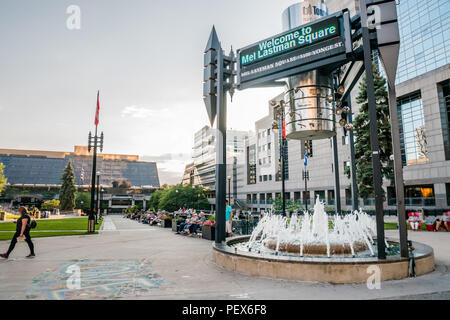 Mel Lastman Square ist eine öffentliche Sehenswürdigkeiten in Toronto, Kanada Stockfoto