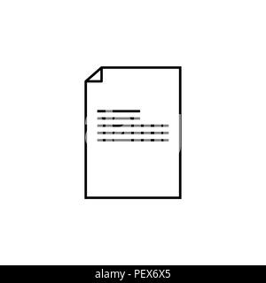 Datei (Dokument) Symbol. vector illustration symbol (Zeichen) Stock Vektor