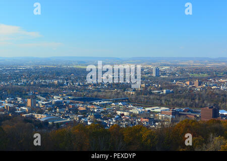 Bethlehem, Pennsylvania an einem sonnigen Tag Stockfoto