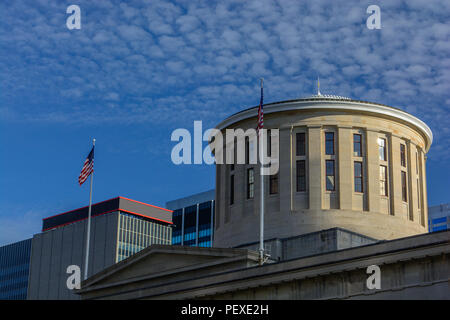 Ohio Statehouse State Capitol Building an einem sonnigen Tag Stockfoto