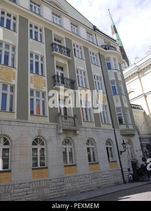 Ehemalige KGB-Gebäude in Tallinn (Estland) während der sowjetischen Besatzung ist jetzt ein Museum Stockfoto