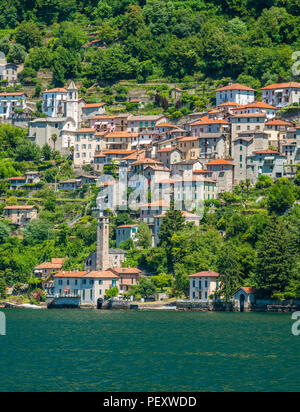 Careno, kleinen Dorf mit Blick auf den Comer See. Lombardei, Italien. Stockfoto