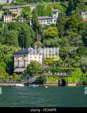 Malerische Anblick in Moltrasio, am Comer See, Lombardei, Italien. Stockfoto