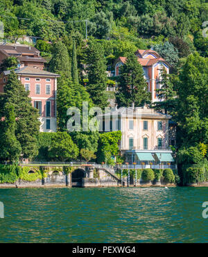 Malerische Anblick in Moltrasio, am Comer See, Lombardei, Italien. Stockfoto