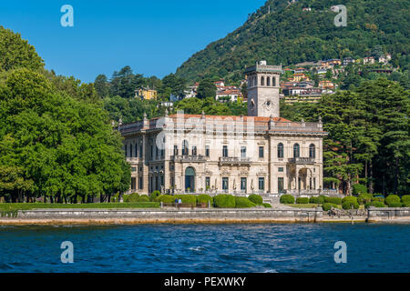 Der Villa Erba in Cernobbio am Comer See, Lombardei, Italien. Stockfoto