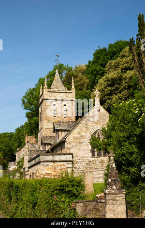 England, Cornwall, Little Petherick, C 14 Pfarrkirche St Petroc Stockfoto