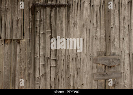 Alte rustikale braun Holz- scheune Hand von Brettern gemacht für Text space copyspace Stockfoto