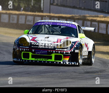 Moulin Florent, Porsche 911 GT3 RS, Porsche GTs, Festival der Geschwindigkeit - das Silberne Jubiläum, Goodwood Festival der Geschwindigkeit, 2018, Motorsport, Autos, Stockfoto