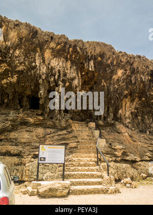 Quadirikiri Höhle, Nationalpark "Arikok", Aruba Stockfoto